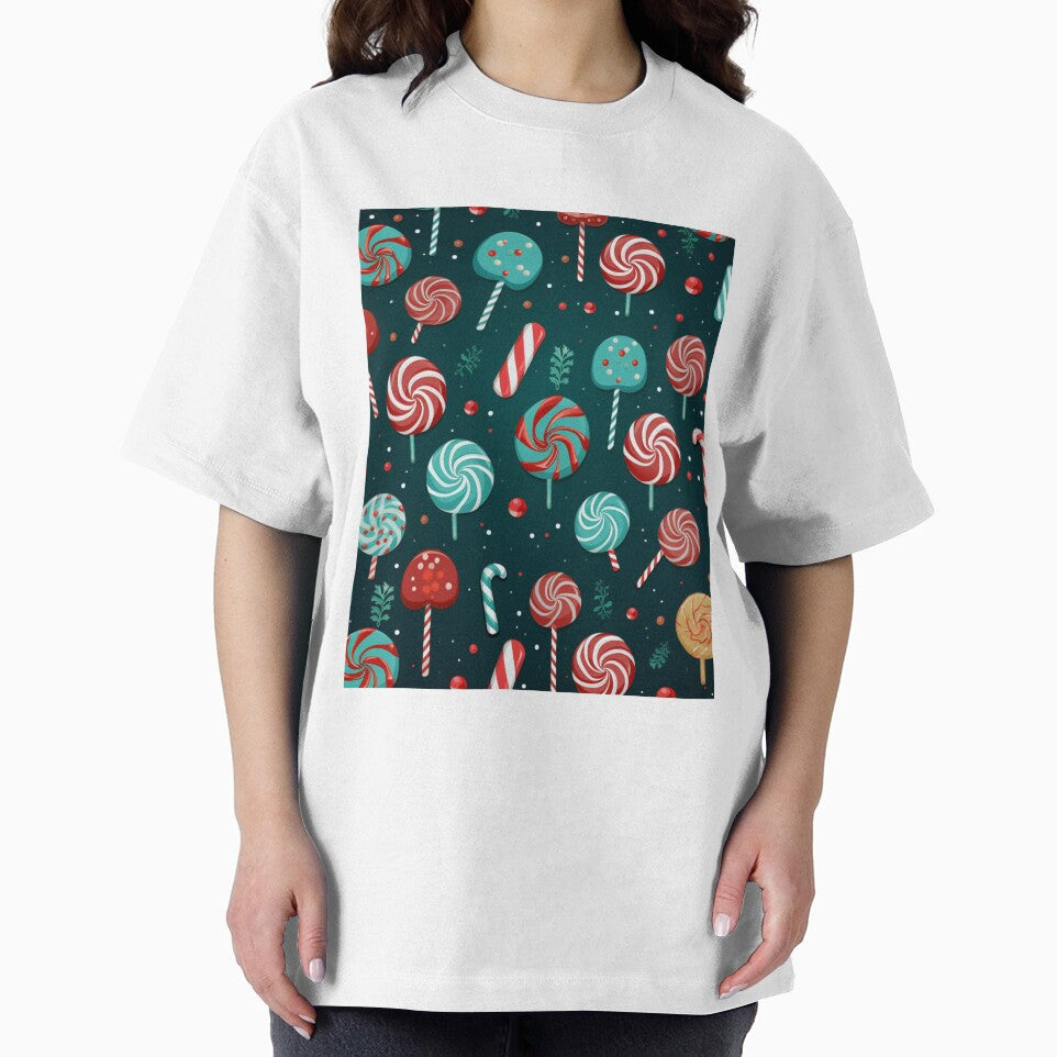 Candy Christmas Pattern by NicolasGlowArt T-Shirts, Hoodie, Sweatshirt | BlankRebels.com (Image 2)