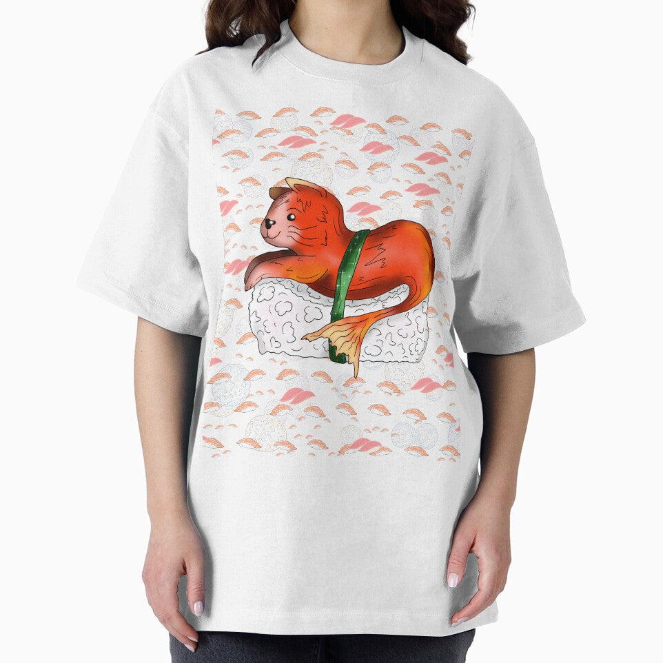 sushi lover happy red catfish by CuisineCat T-Shirts, Hoodie, Sweatshirt | BlankRebels.com (Image 2)