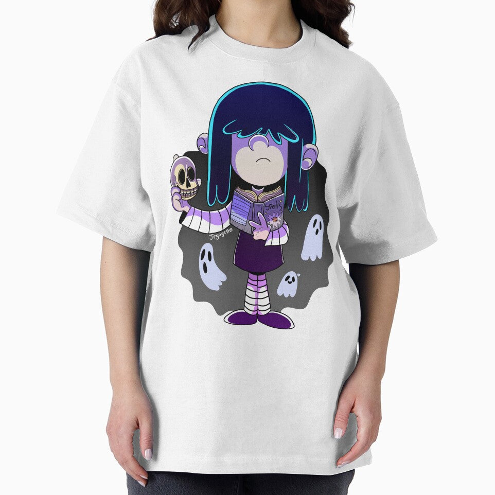 The Loud House Lucy Loud with Spell book and Skull by Jrgoyette