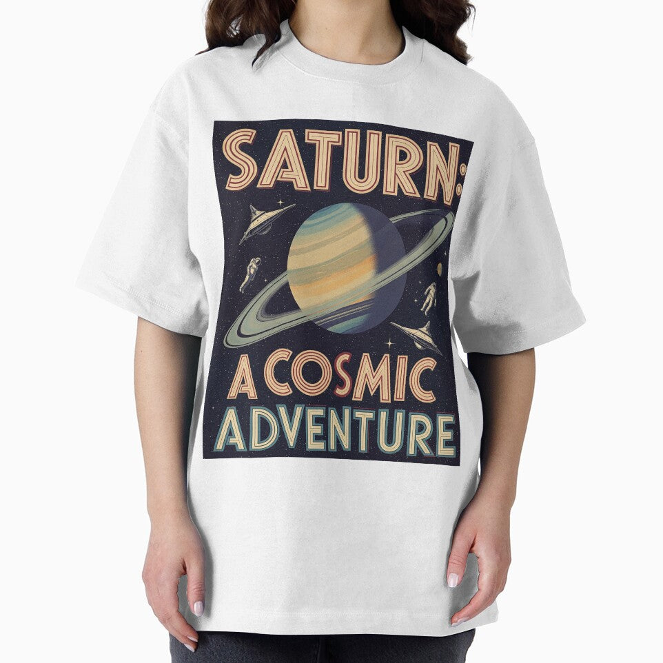 Saturn: A Cosmic Adventure by 4rtistcDrift T-Shirts, Hoodie, Sweatshirt | BlankRebels.com (Image 2)