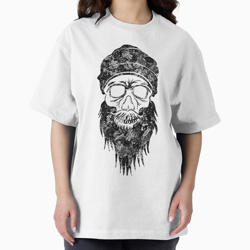 Dark leaves in darkest skies abstract crazy beard skull by TitaCris T-Shirts, Hoodie, Sweatshirt | BlankRebels.com (Image 2)