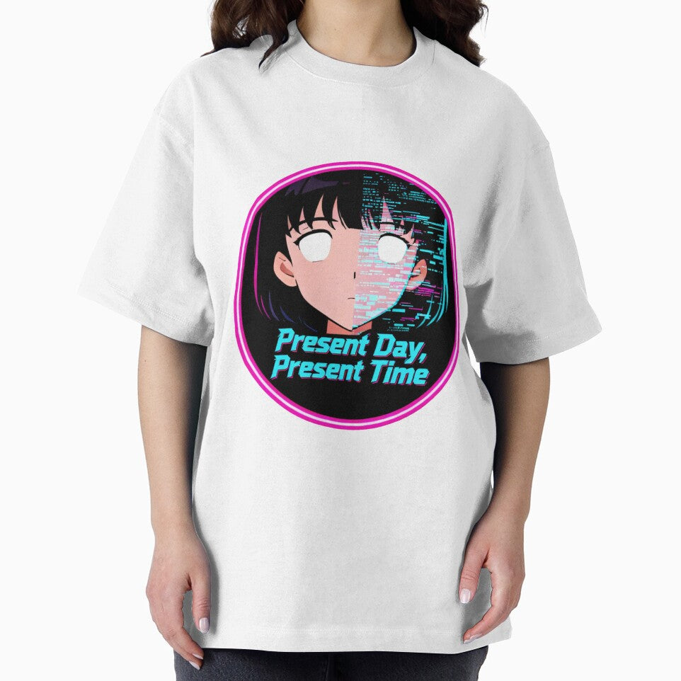 Glitches effect Serial Experiments Lain sky Aesthetic | Cute Bear Hoodie Anime Vaporwave Design by... (Image 2)