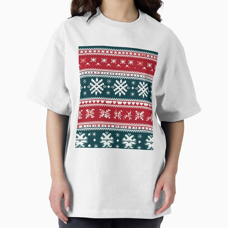 Christmas Sweater Pattern by NicolasGlowArt T-Shirts, Hoodie, Sweatshirt | BlankRebels.com (Image 2)
