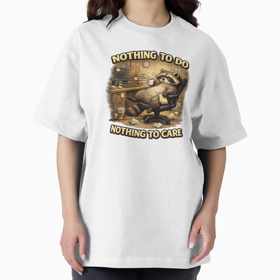 Lazy Office Raccoon by SkyLark Studio T-Shirts, Hoodie, Sweatshirt | BlankRebels.com (Image 2)