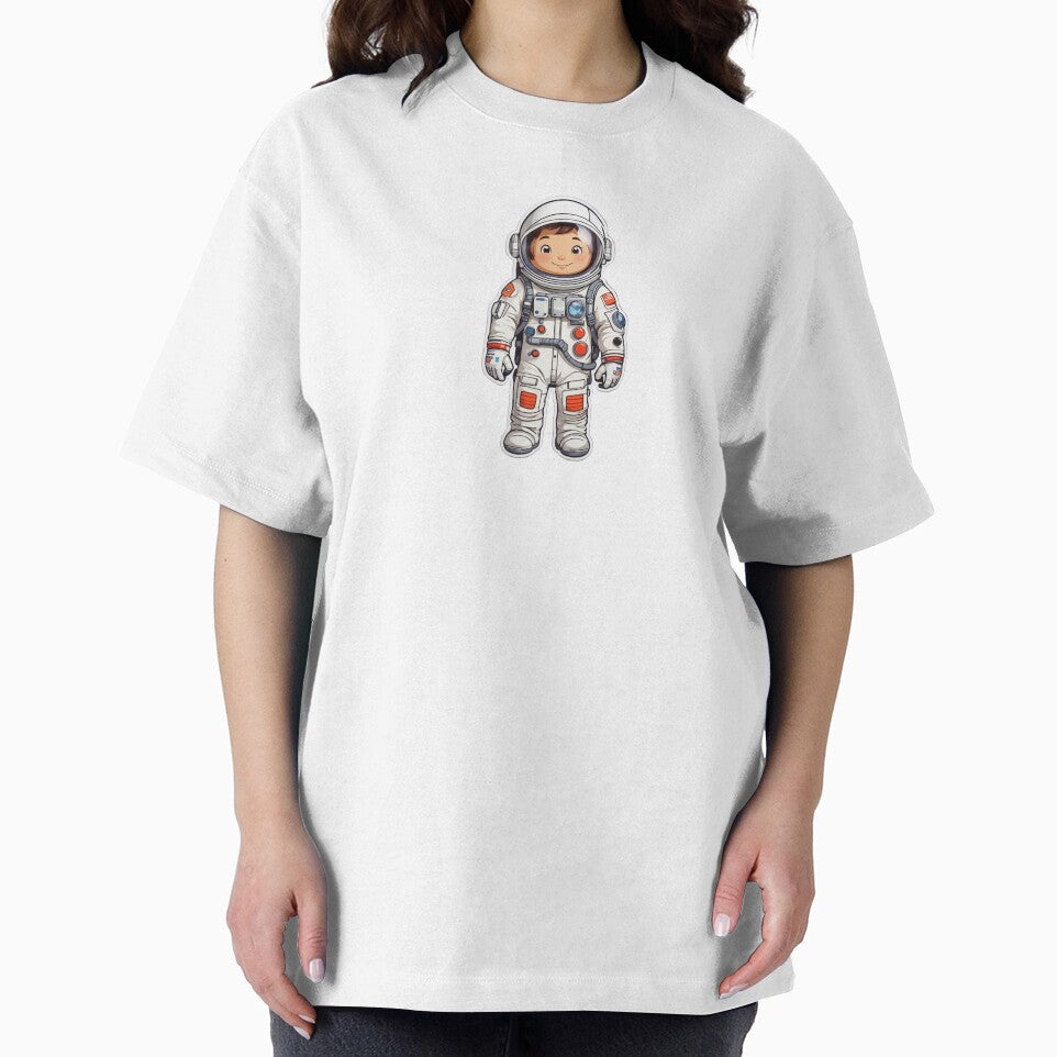 Funny Friendly Cartoon Astronaut by cArtToonShop T-Shirts, Hoodie, Sweatshirt | BlankRebels.com (Image 2)