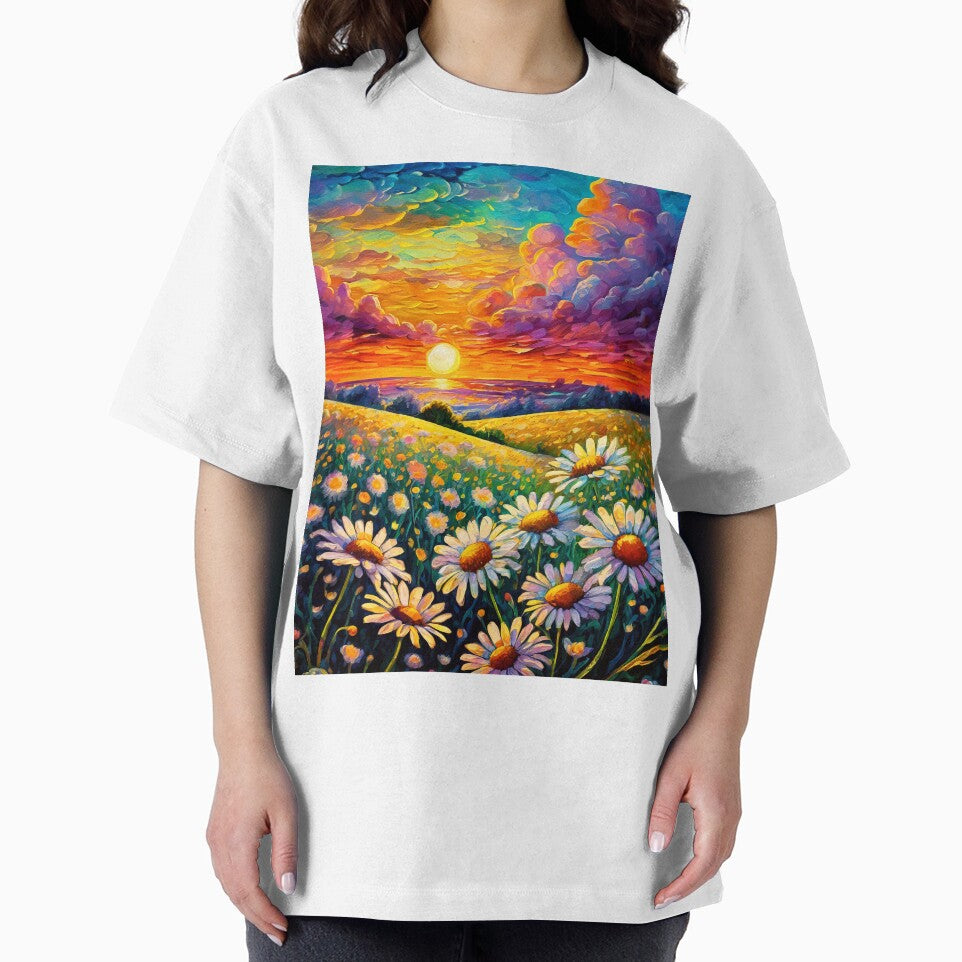 Field of Daisies at Sunset by Feral Confetti T-Shirts, Hoodie, Sweatshirt | BlankRebels.com (Image 2)