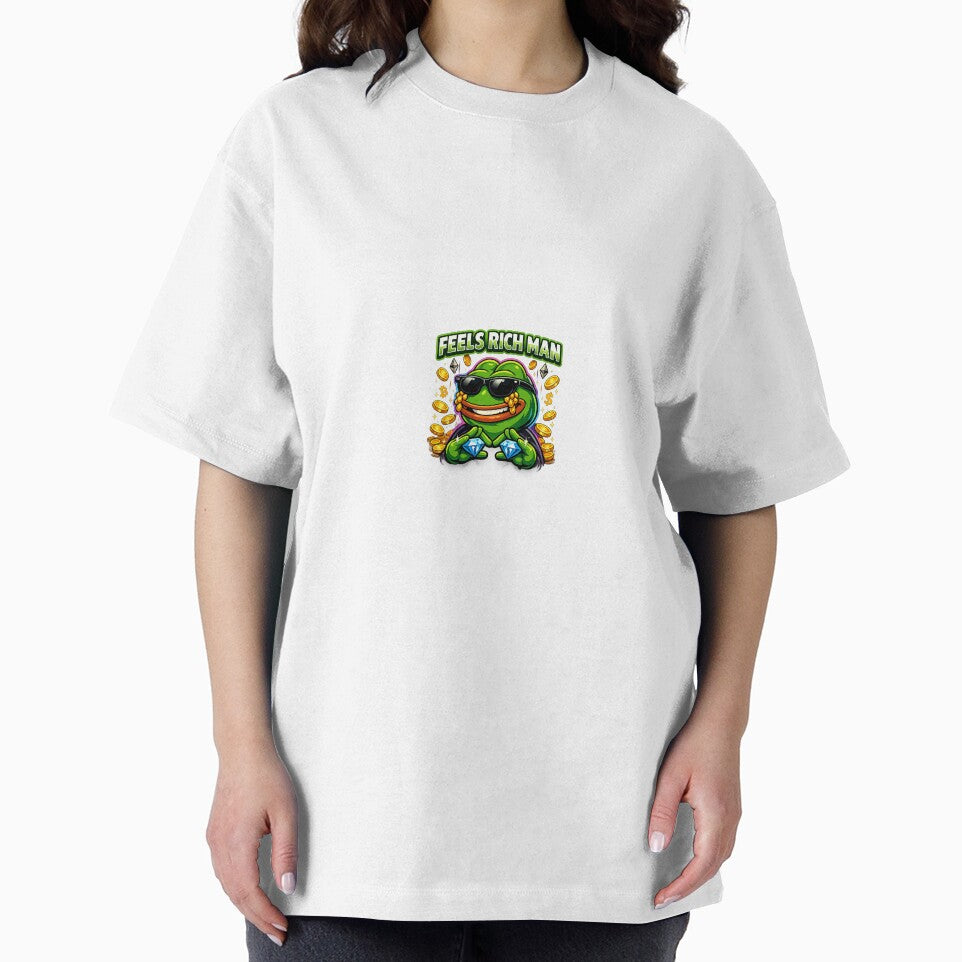 Feels Rich Man Pepe Meme! by MemeArt42069 T-Shirts, Hoodie, Sweatshirt | BlankRebels.com (Image 2)