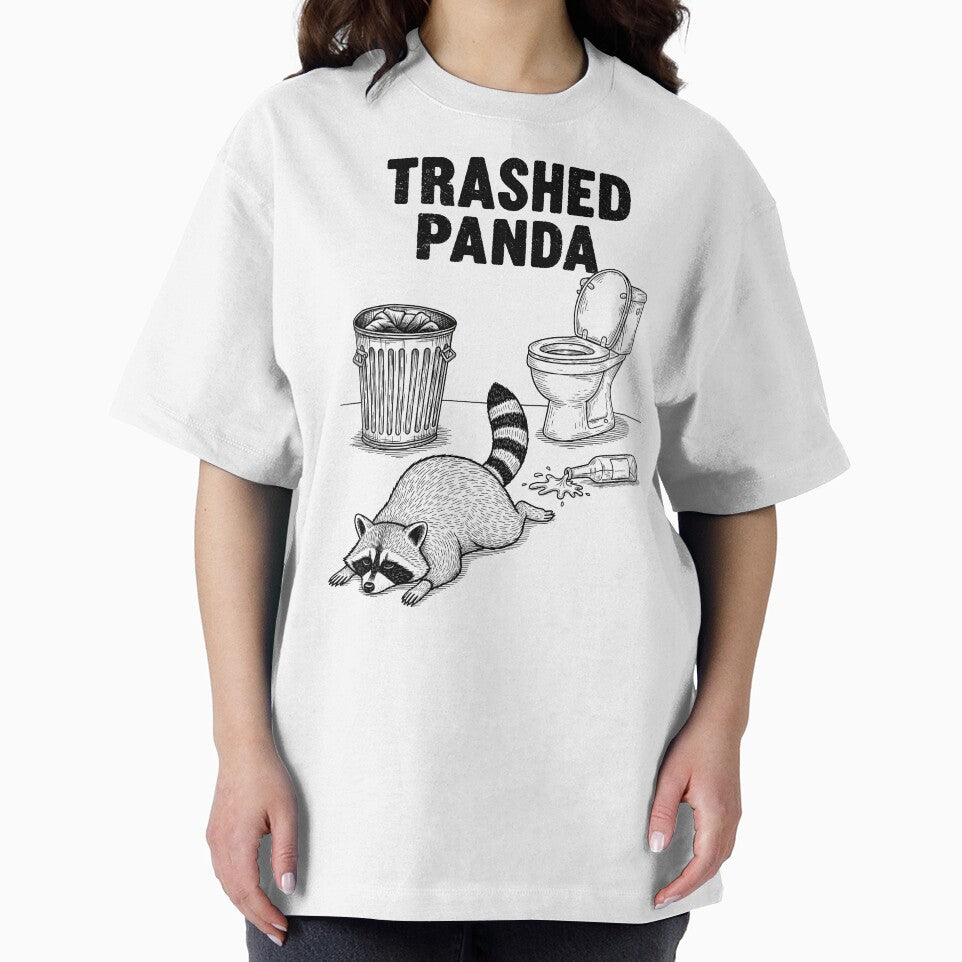 Trashed Panda Funny Raccoon Meme by motivato T-Shirts, Hoodie, Sweatshirt | BlankRebels.com (Image 2)