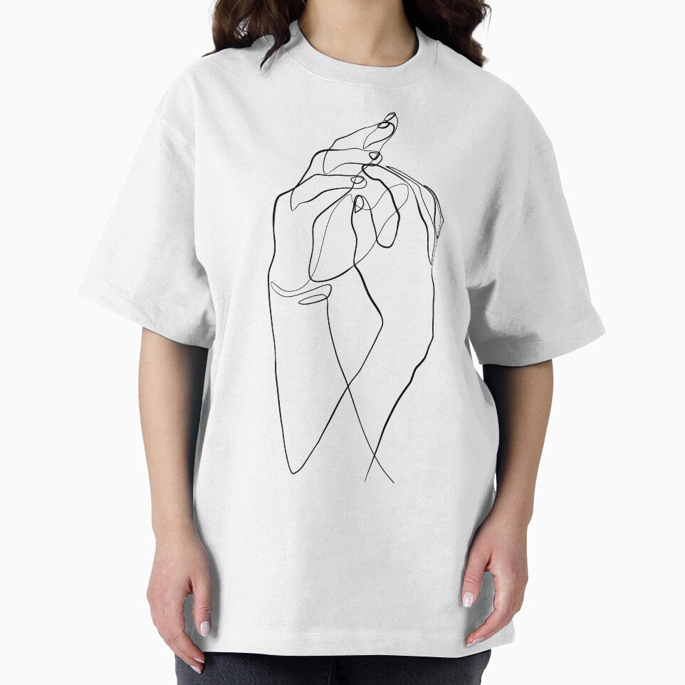Hands game - Minimal line art by InspiRin T-Shirts, Hoodie, Sweatshirt | BlankRebels.com (Image 2)