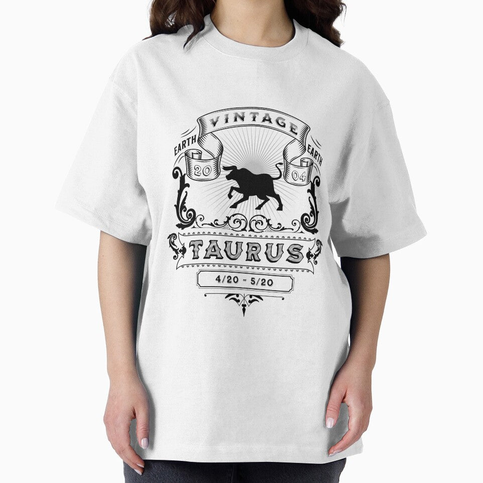 The Zodiac Sign of Taurus Black and White 2004 by rhombusOnion T-Shirts, Hoodie, Sweatshirt | BlankRebels.com (Image 2)