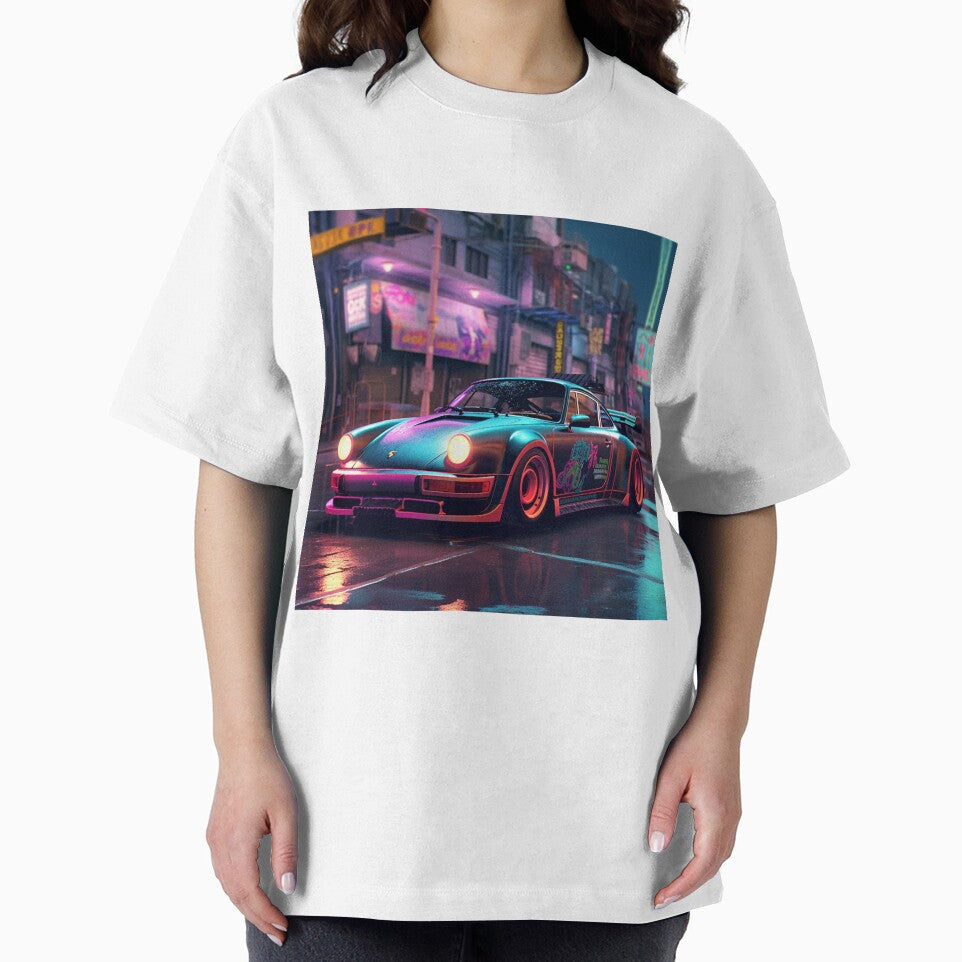 Cyberpunk Porsche 911 3 by santhiWalken T-Shirts, Hoodie, Sweatshirt | BlankRebels.com (Image 2)