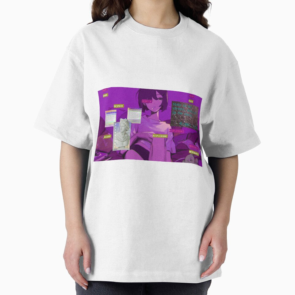 Vaporwave Sad by Bien Design T-Shirts, Hoodie, Sweatshirt | BlankRebels.com (Image 2)