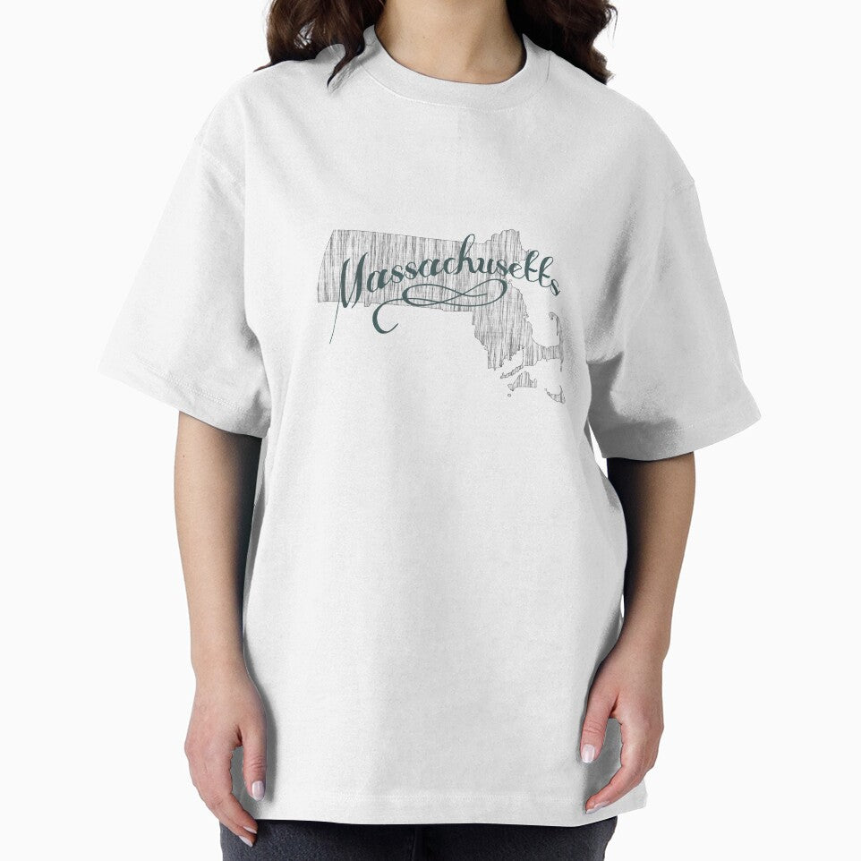 Massachusetts State Typography by surgedesigns T-Shirts, Hoodie, Sweatshirt | BlankRebels.com (Image 2)