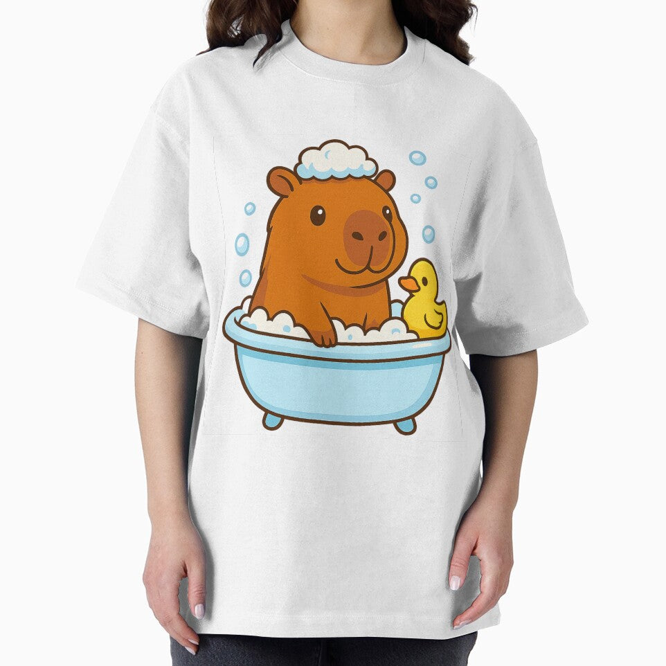 Cute Capybara Shower by JOSTH T-Shirts, Hoodie, Sweatshirt | BlankRebels.com (Image 2)