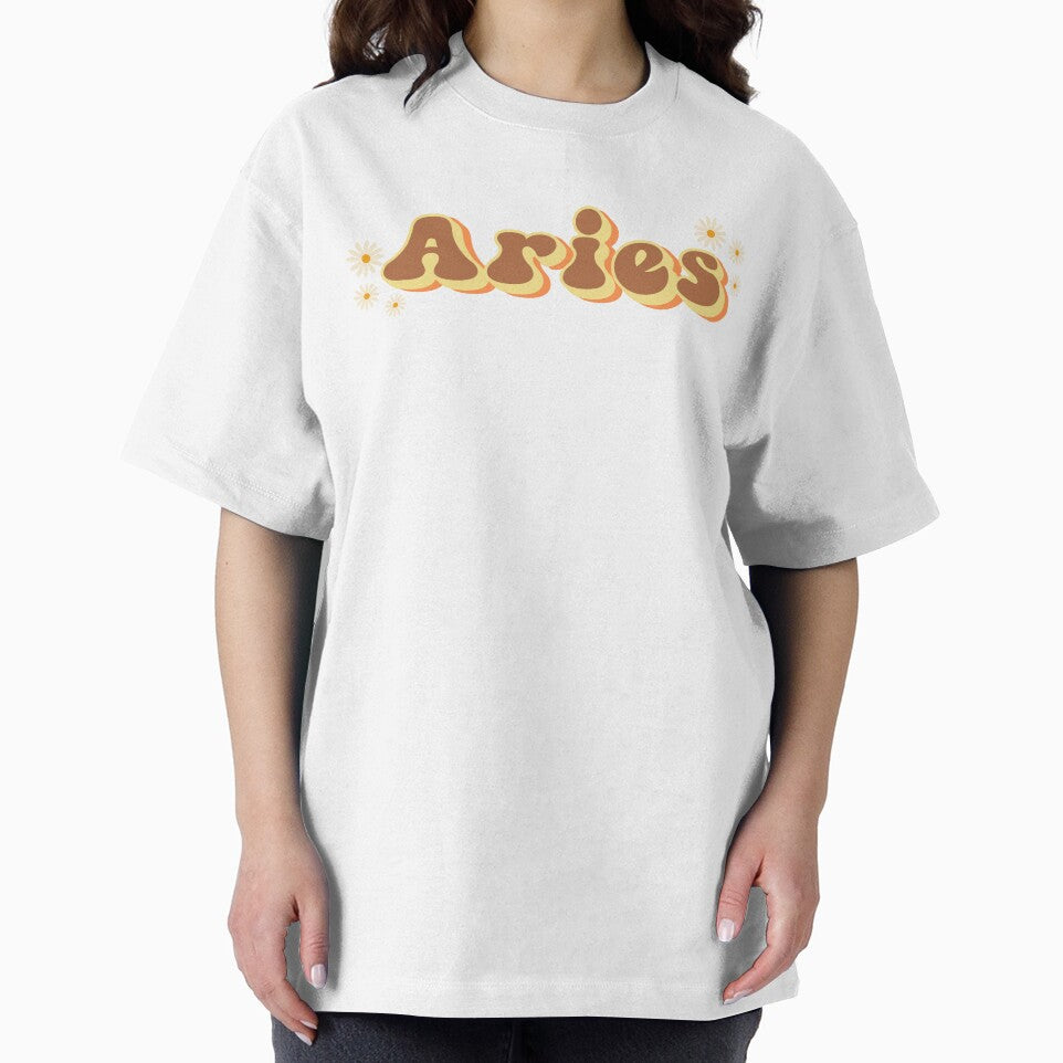 Aries Retro Bubbly Zodiac Art by bubblesjpeg T-Shirts, Hoodie, Sweatshirt | BlankRebels.com (Image 2)