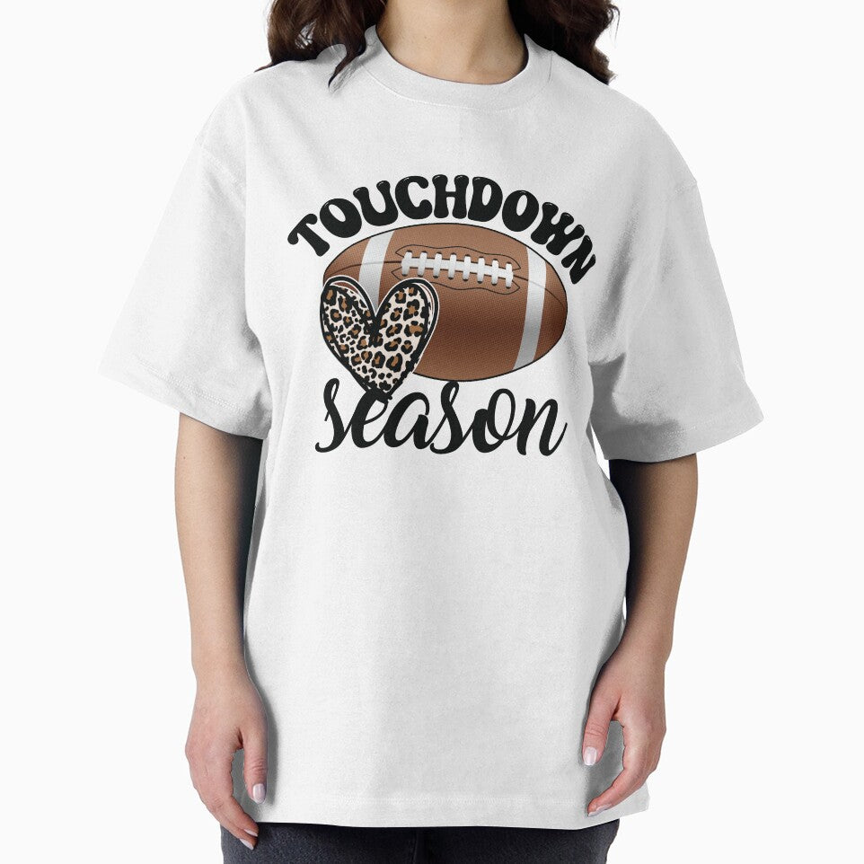 Copy of Bleached Touchdown Season Leopard Game Day Football by udhop T-Shirts, Hoodie, Sweatshirt | BlankRebels.com (Image 2)