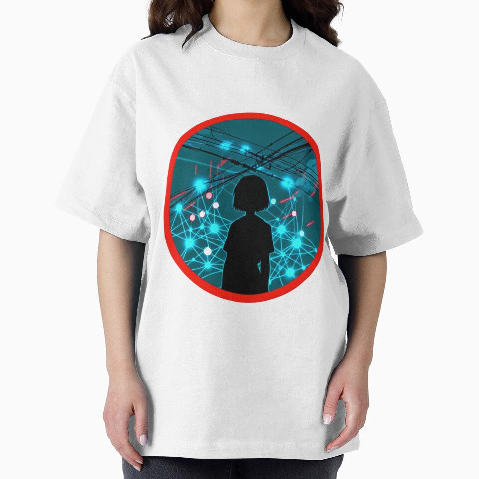 Science effects on serial Experiments Lain sky Aesthetic | Cute Bear Hoodie Anime Vaporwave Design by... (Image 2)