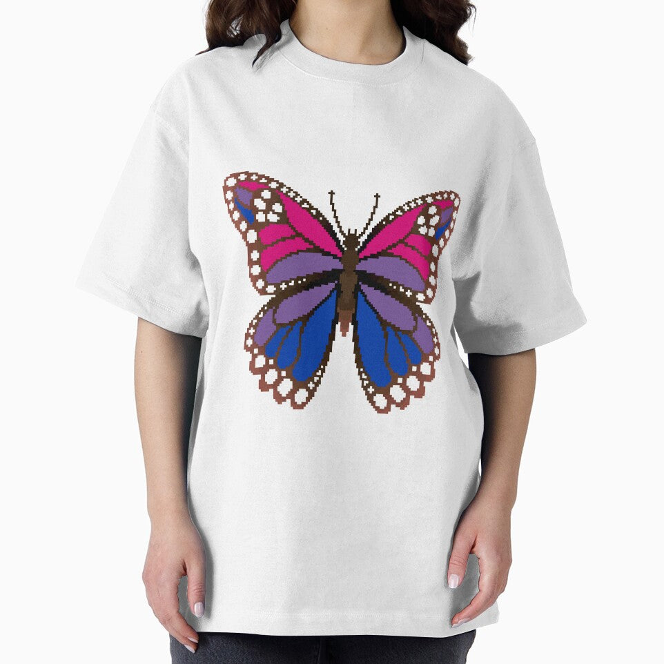 Bi Pride Butterfly by MetallicWings15