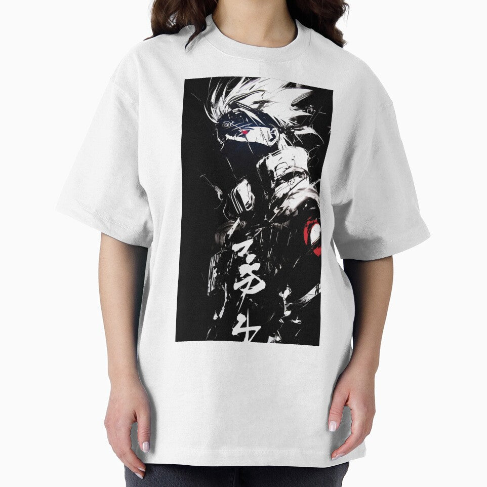 Kakashi hatake- Masked Ninja Warrior – Dark Anime Ink Style Shinobi Art by Dyan4 T-Shirts, Hoodie, Sweatshirt (Image 2)