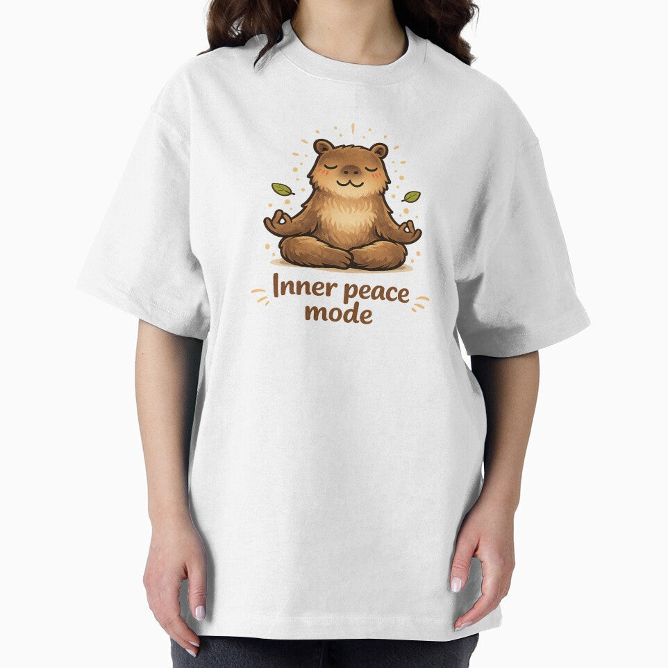Inner Peace Mode – Cute Meditating Capybara Design by Vaqira T-Shirts, Hoodie, Sweatshirt | BlankRebels.com (Image 2)