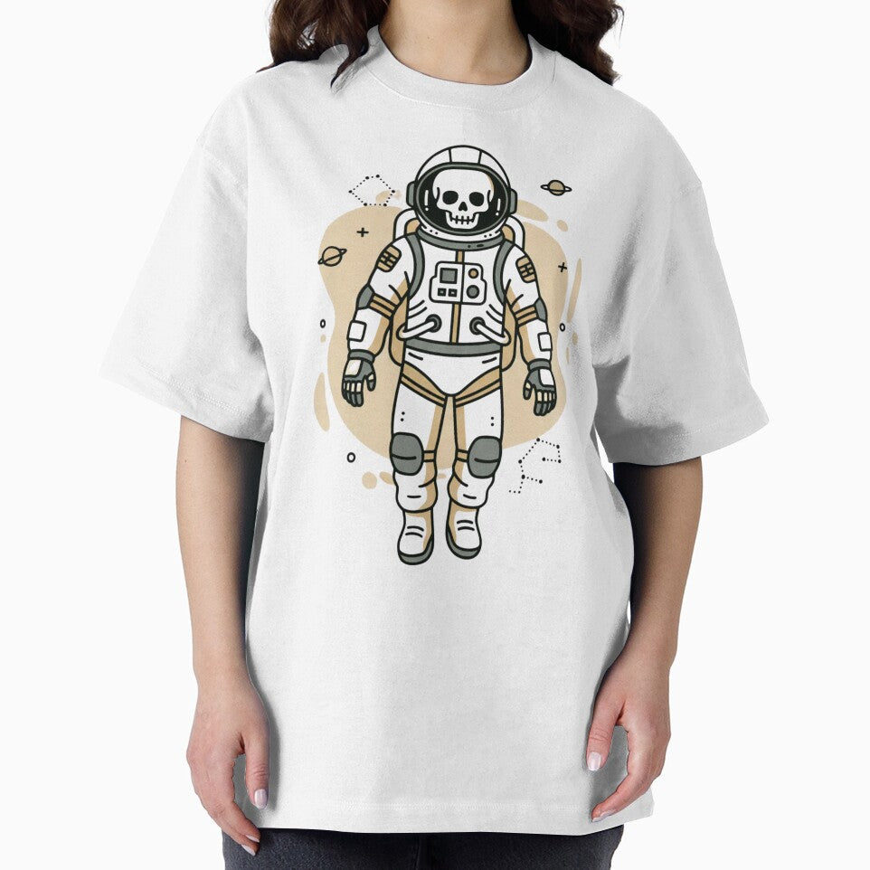 ASTRONAUT | Minimalist Skeleton Streetwear Art by DEADLINE. T-Shirts, Hoodie, Sweatshirt | BlankRebels.com (Image 2)