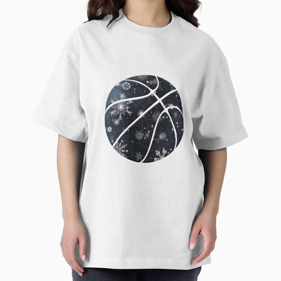 Abstract Basketball Design - Motivational Sports - Winter Snow by Gaming x Sports T-Shirts, Hoodie, Sweatshirt (Image 2)