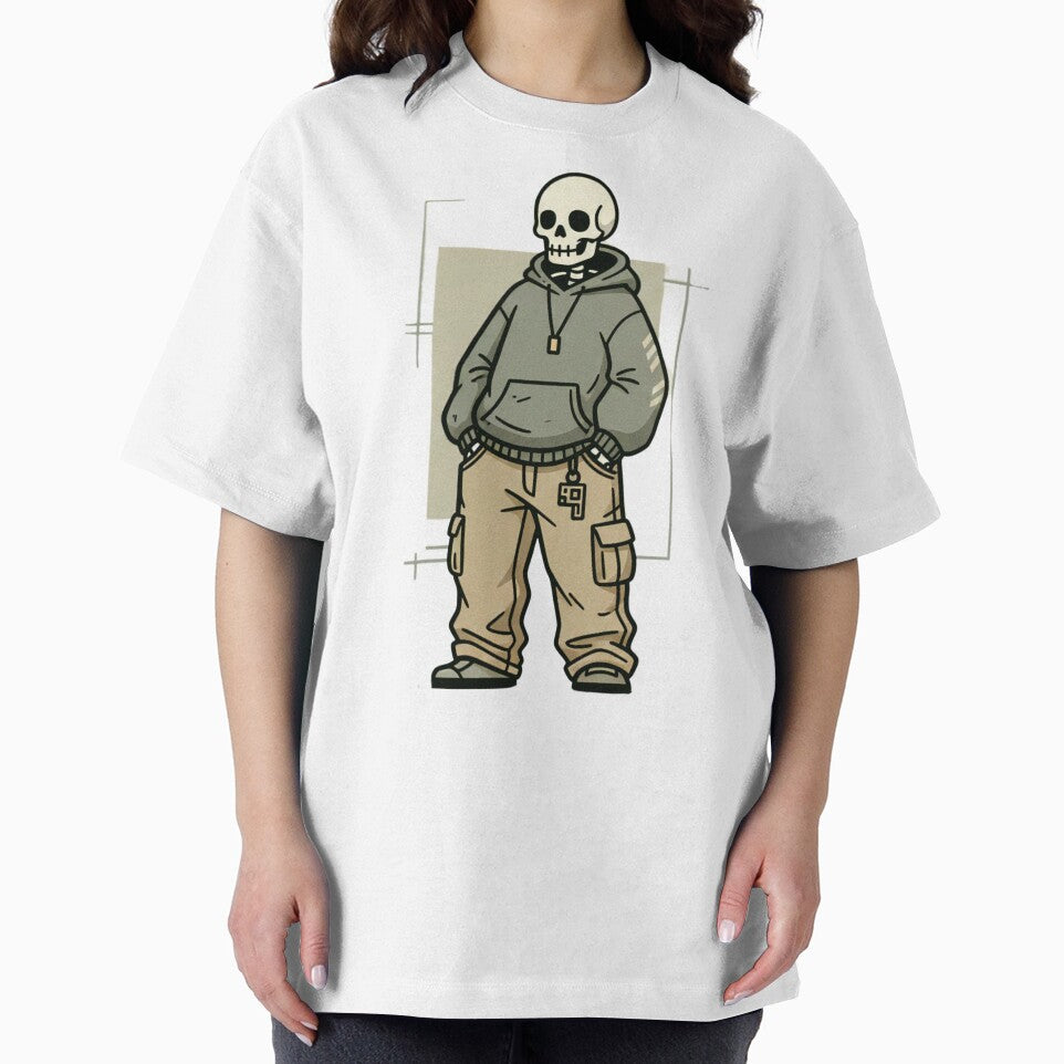 RAPPER | Minimalist Skeleton Streetwear Art by DEADLINE. T-Shirts, Hoodie, Sweatshirt | BlankRebels.com (Image 2)