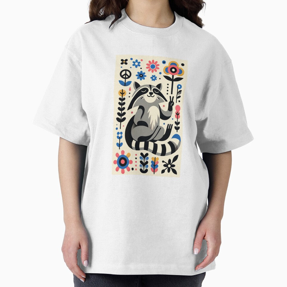 Hippie Raccoon by YuckUncky T-Shirts, Hoodie, Sweatshirt | BlankRebels.com (Image 2)
