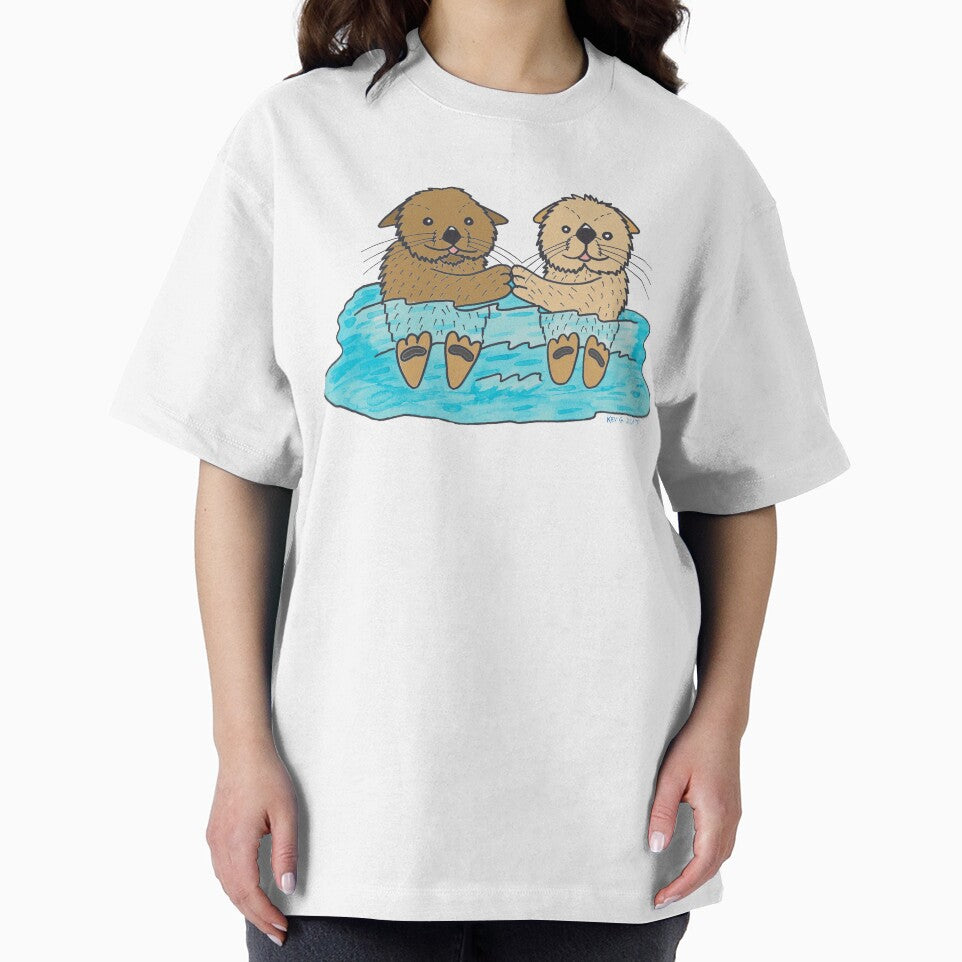 OTTERS - Art By Kev G by ArtByKevG T-Shirts, Hoodie, Sweatshirt | BlankRebels.com (Image 2)
