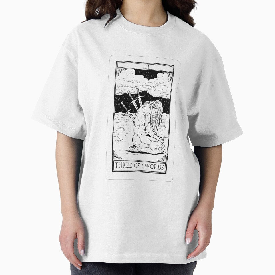 Carrow's Tarot - Three of Swords by CarrowBrown T-Shirts, Hoodie, Sweatshirt | BlankRebels.com (Image 2)