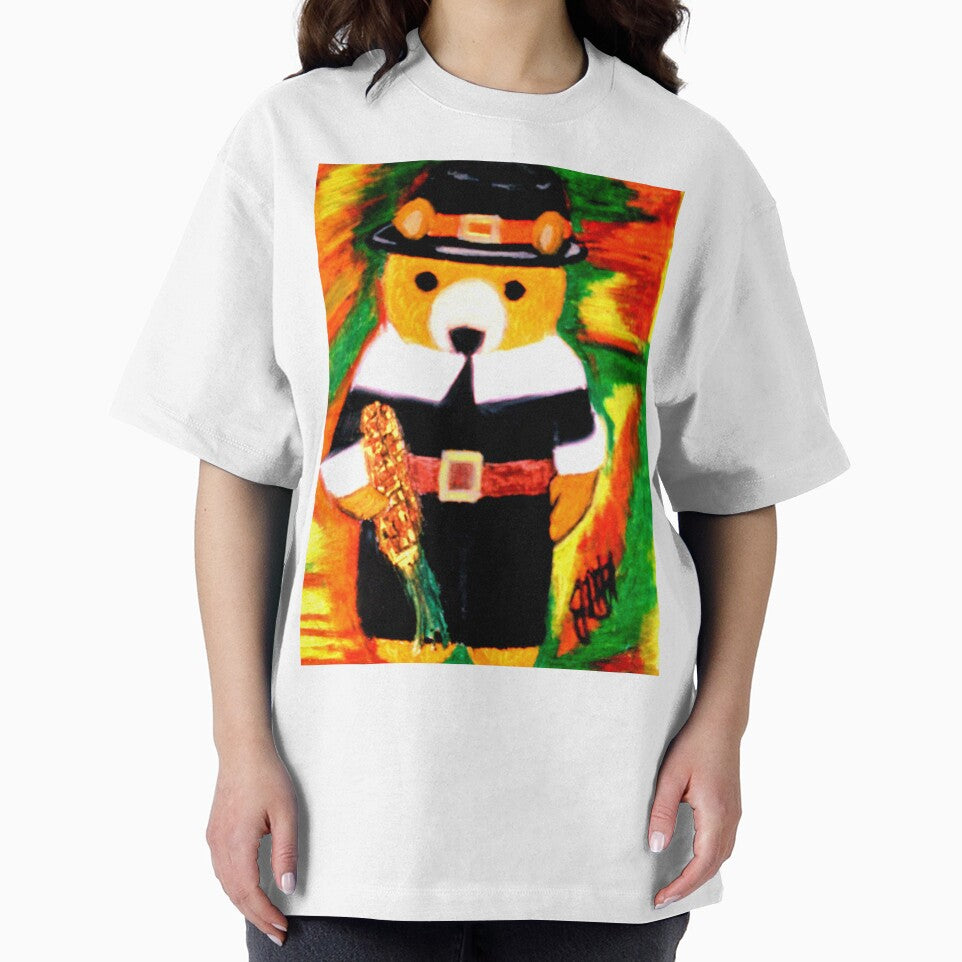 THANKSGIVING,TEDDY BEAR,PILGRIM by JoAnnHayden T-Shirts, Hoodie, Sweatshirt | BlankRebels.com (Image 2)