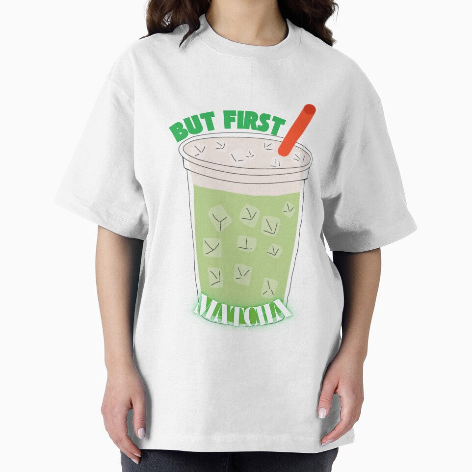 But First, Matcha kawaii / aesthetic by Jessicatrying T-Shirts, Hoodie, Sweatshirt | BlankRebels.com (Image 2)