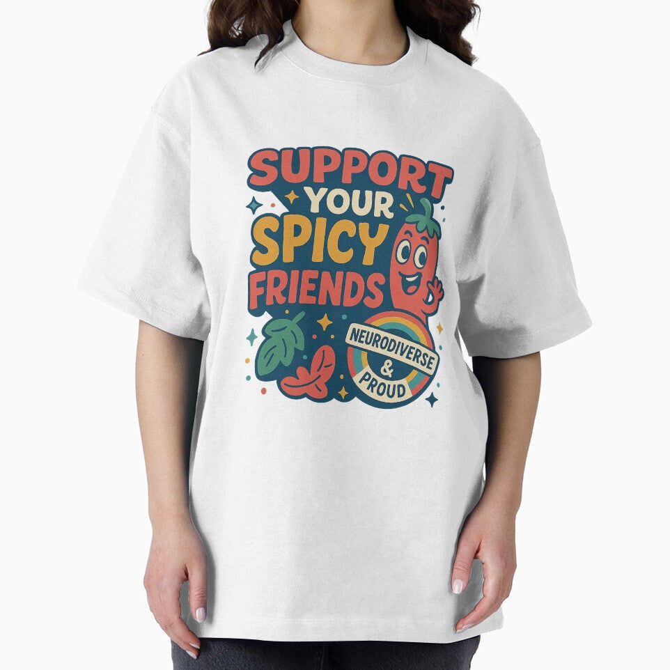 Spicy Neurodivergent Pride Illustration by KindofMind T-Shirts, Hoodie, Sweatshirt | BlankRebels.com (Image 2)