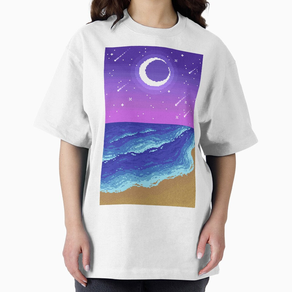 Starry Night on the Beach by MetallicWings15 T-Shirts, Hoodie, Sweatshirt | BlankRebels.com (Image 2)