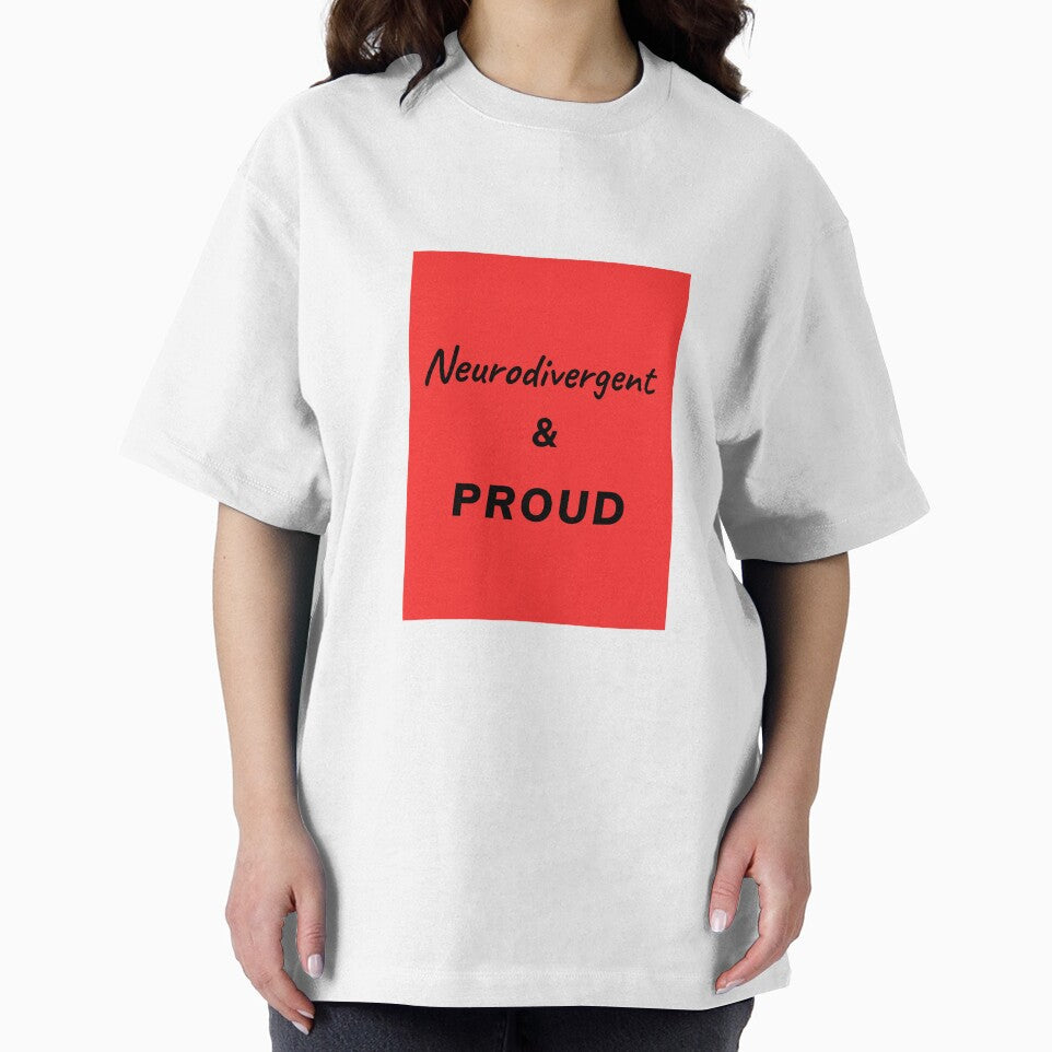 Neurodivergent and Proud - Red by TheNeuroVerse T-Shirts, Hoodie, Sweatshirt | BlankRebels.com (Image 2)