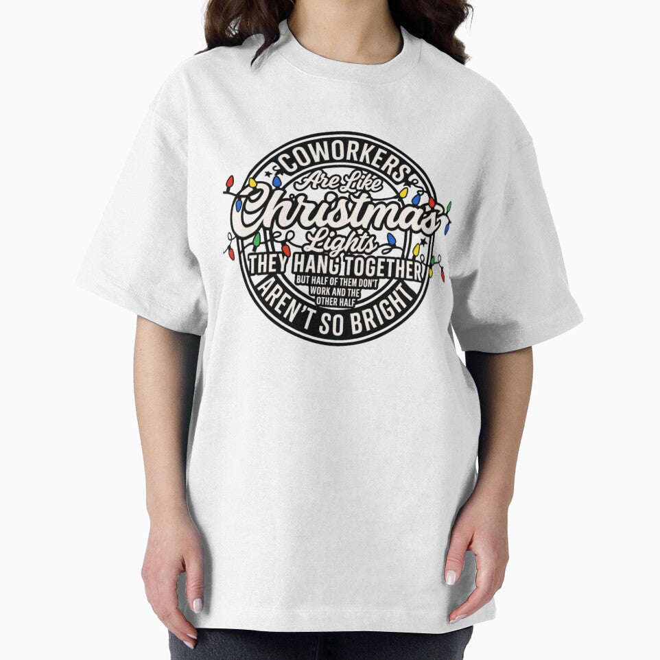 Coworkers Are Like Christmas Lights – Funny Holiday Work Quote by Dbalsleyjr T-Shirts, Hoodie, Sweatshirt (Image 2)