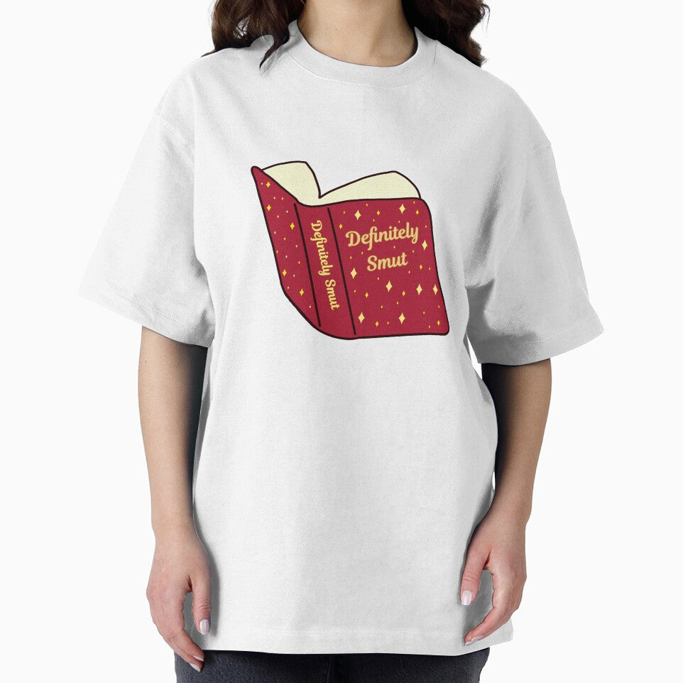 Bookish Sticker - Definitely Smut - Red by VHaywardDesigns T-Shirts, Hoodie, Sweatshirt | BlankRebels.com (Image 2)