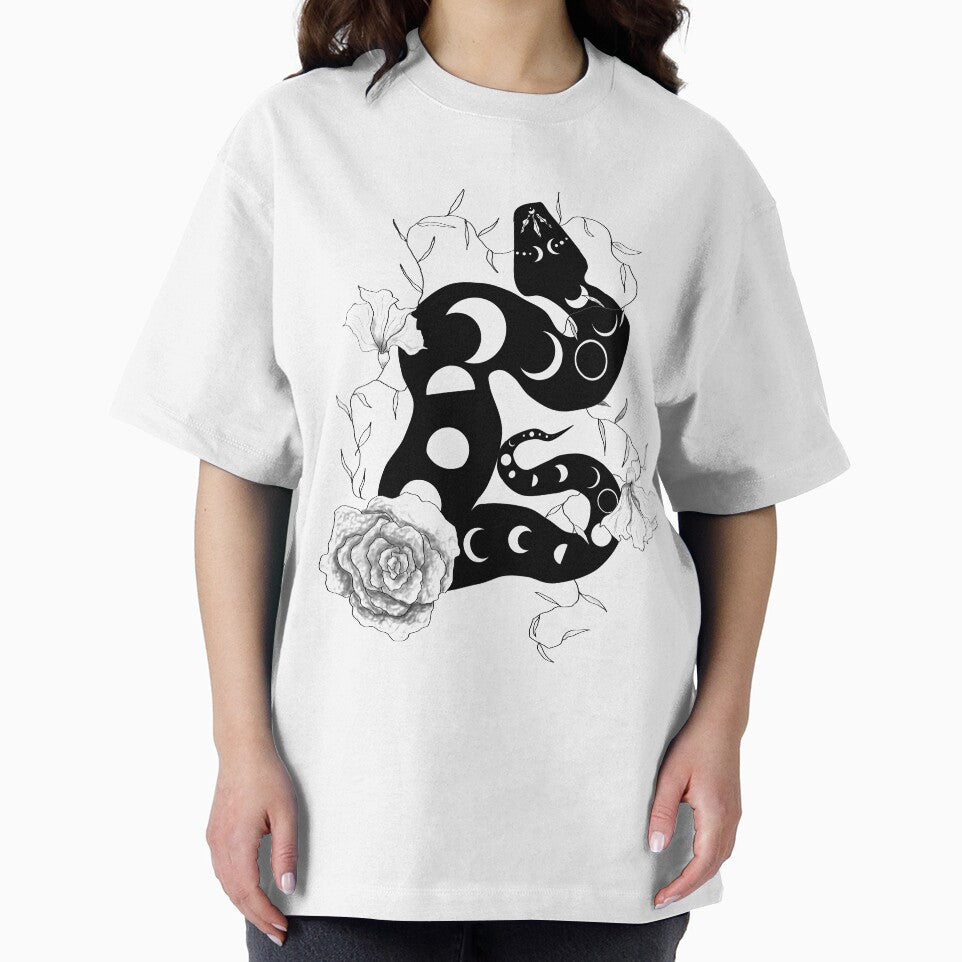 Moon Snake by Azriel Wiorek T-Shirts, Hoodie, Sweatshirt | BlankRebels.com (Image 2)