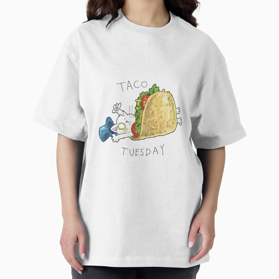 Dapper Cat - Taco Tuesday by johnnybuzt T-Shirts, Hoodie, Sweatshirt | BlankRebels.com (Image 2)