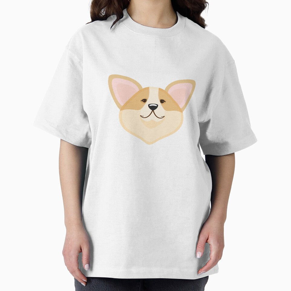 Adorable Shiba Inu Dog Cute Sticker Design T-Shirt Hoodie by ivaostrogonac