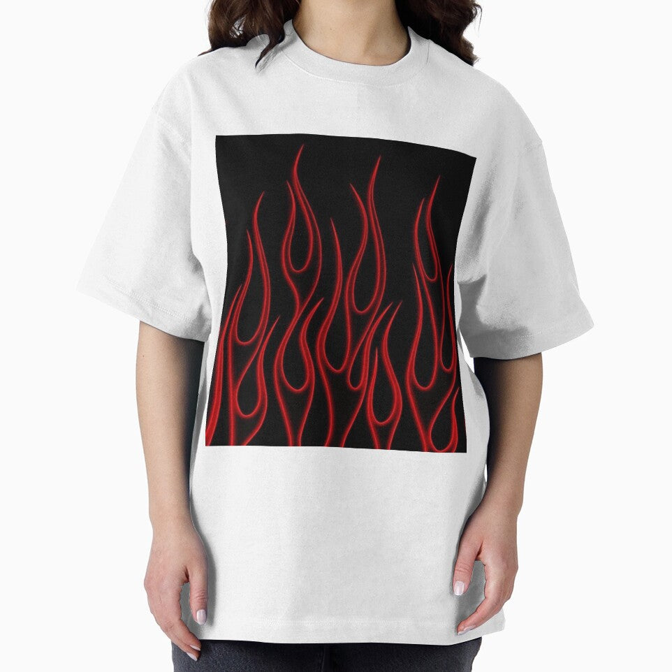 black & red flames by sqftv T-Shirts, Hoodie, Sweatshirt | BlankRebels.com (Image 2)