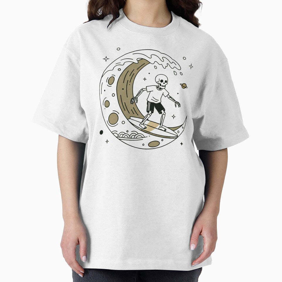SURFER | Minimalist Skeleton Streetwear Art by DEADLINE. T-Shirts, Hoodie, Sweatshirt | BlankRebels.com (Image 2)