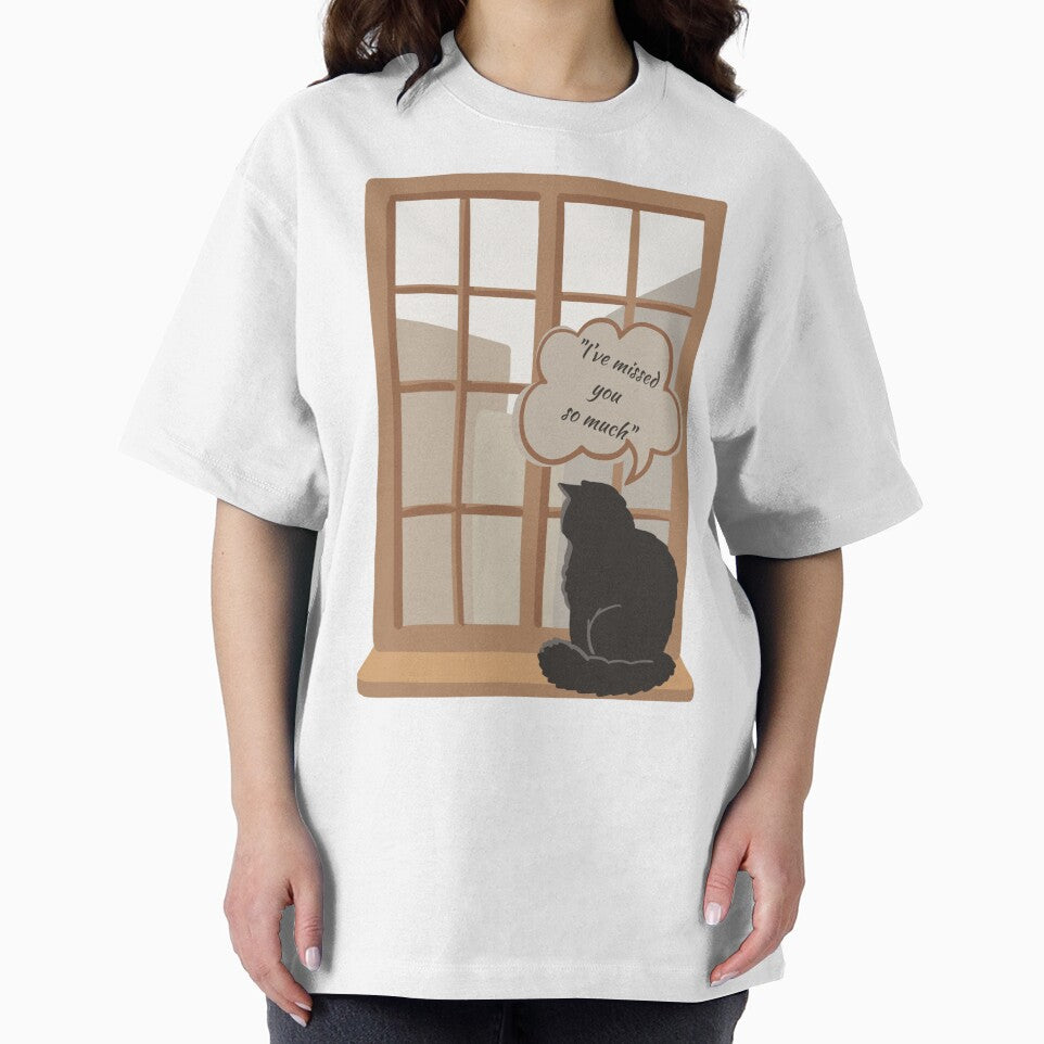 Cat, Window and Longing by TolgaSal T-Shirts, Hoodie, Sweatshirt | BlankRebels.com (Image 2)