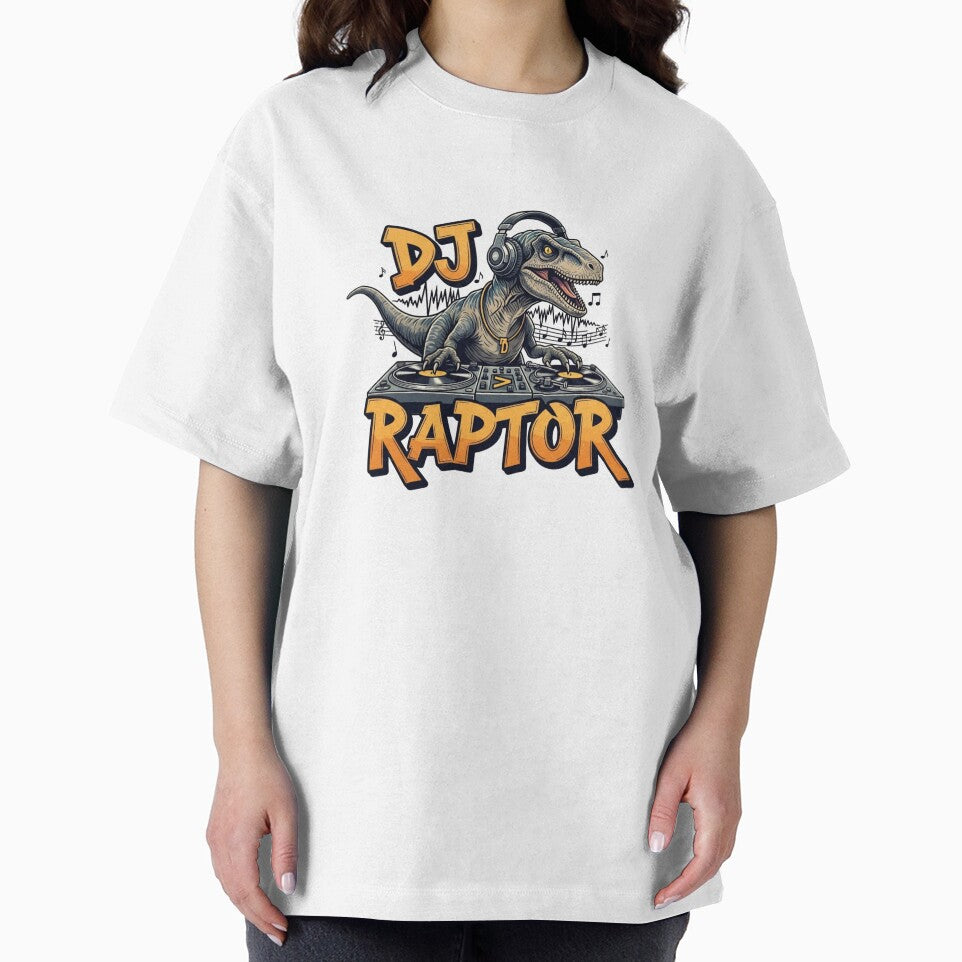 DJ Raptor – Cool Velociraptor DJ Music Design by DinoPrints-shop T-Shirts, Hoodie, Sweatshirt | BlankRebels.com (Image 2)