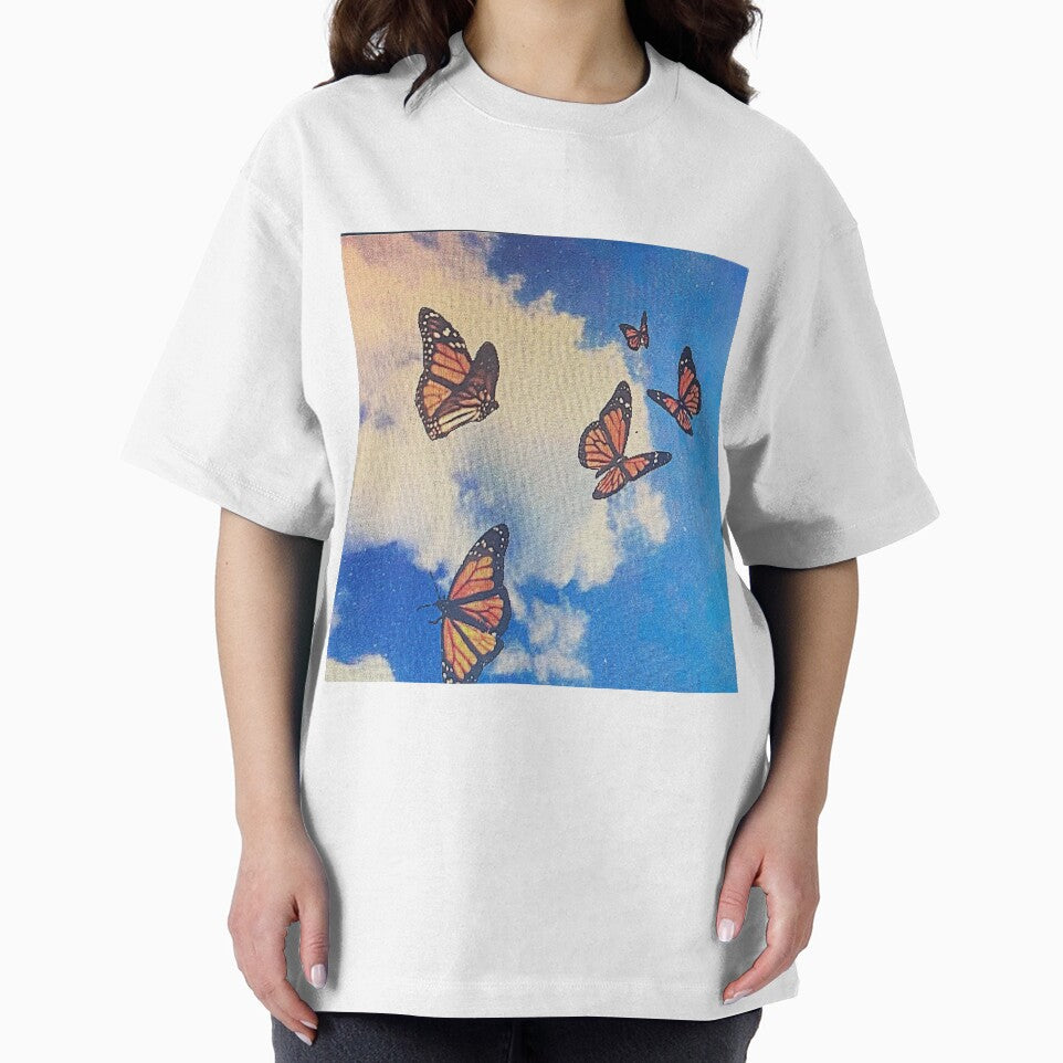 retro butterflies by sqftv T-Shirts, Hoodie, Sweatshirt | BlankRebels.com (Image 2)