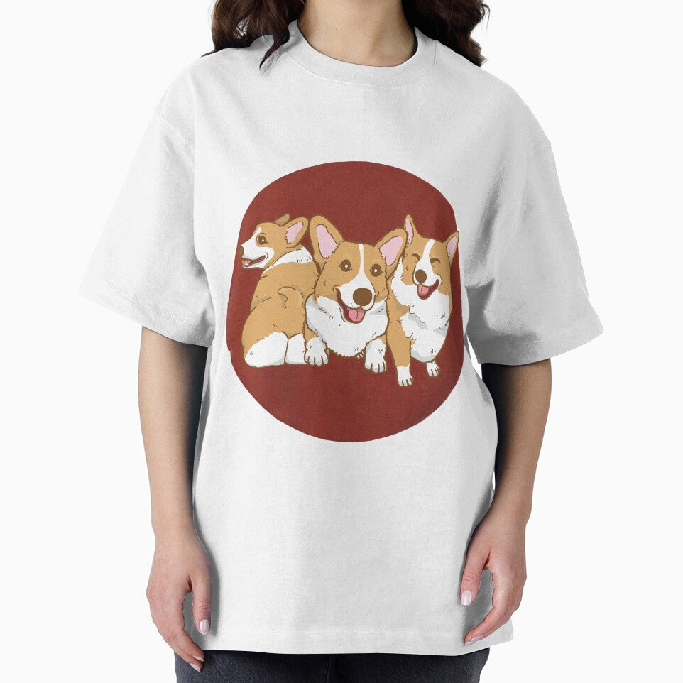 Three Cute Corgis (Large Print) by Myloveforpets T-Shirts, Hoodie, Sweatshirt | BlankRebels.com (Image 2)