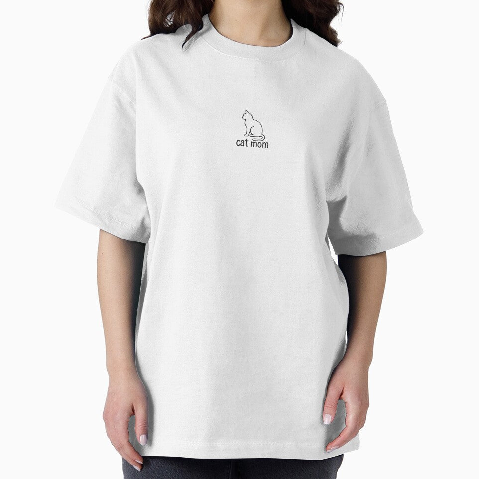 Minimalist Cat Mom by jensenlovescats T-Shirts, Hoodie, Sweatshirt | BlankRebels.com (Image 2)