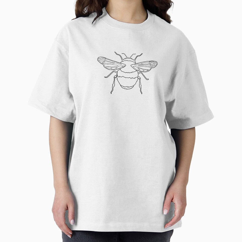 Bumblebee Line Art by MadnessHushed T-Shirts, Hoodie, Sweatshirt | BlankRebels.com (Image 2)