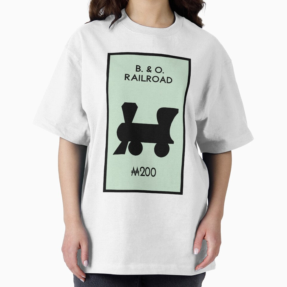 B & O Railroad Game Board Image for Game Night by RstyBcktWkshp T-Shirts, Hoodie, Sweatshirt | BlankRebels.com (Image 2)