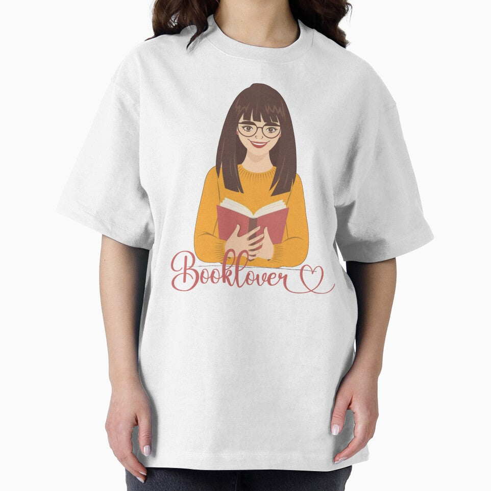 Pretty Smile Brunette Girl Booklover by aBITofMAGIC